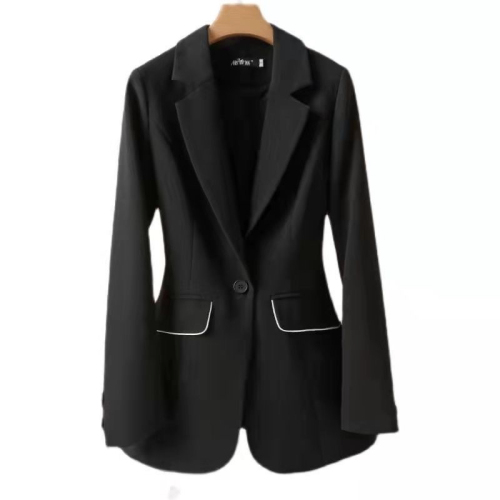 White suit women's jacket spring and autumn new style small suit slim temperament top high-grade non-ironing suit waist