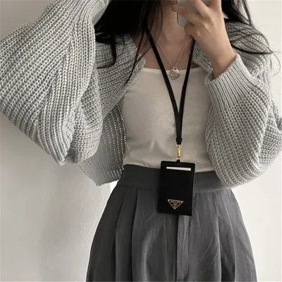 Korean chic lazy wind spring and autumn French niche temperament lantern sleeve knitted shawl coat women's short sweater