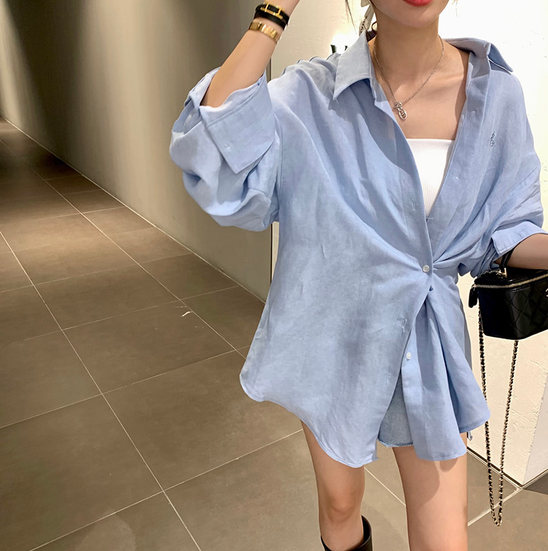 Early autumn new linen shirt