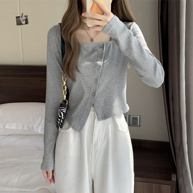 Large size autumn street sexy casual wind letter printing suspenders slim slim long-sleeved women's outer shirt two-piece set