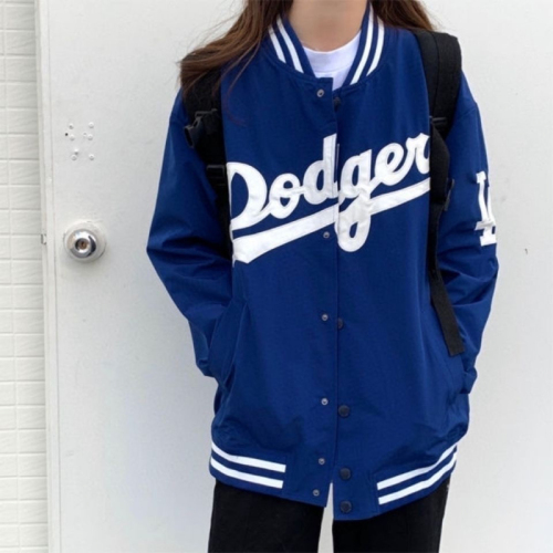 Coat men's and women's trendy ins spring and autumn thin jacket Korean version of the new student loose Yankees baseball uniform couple models