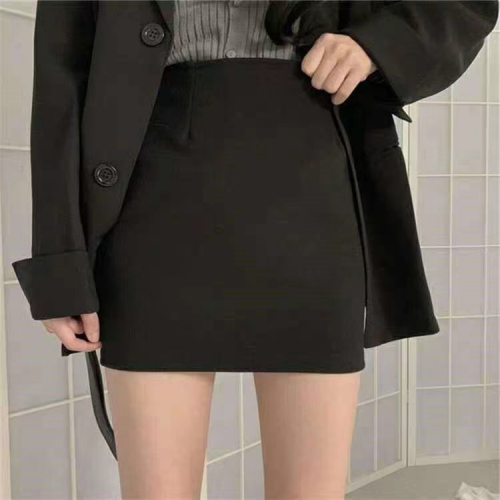 Black small suit jacket small man spring suit jacket female student net red autumn and winter Korean version loose all-match