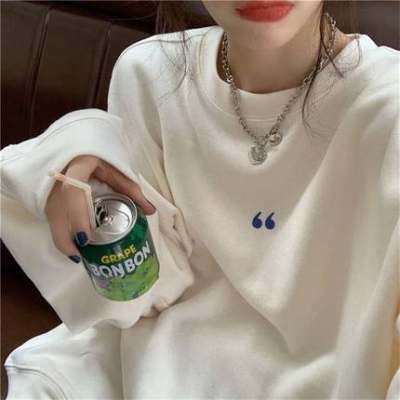 American street vintage sweater female spring and autumn thin section loose Korean version hiphop fried street salt trendy ins jacket