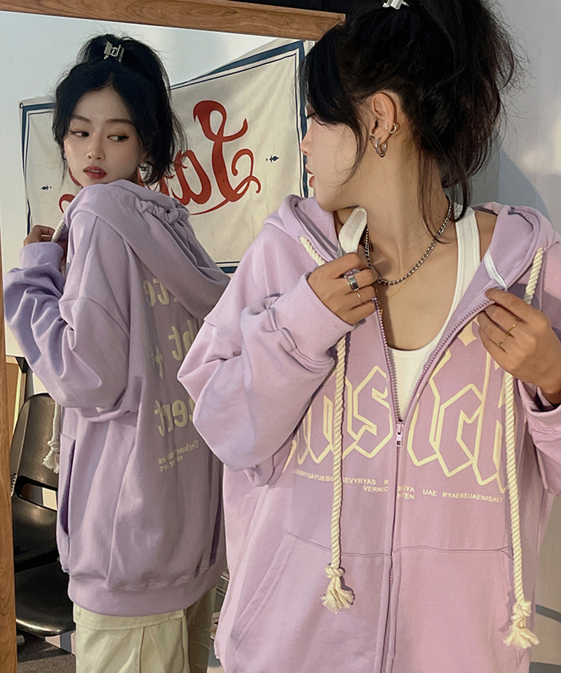 Big Fish Scale 260g 100% Polyester Fiber Thin Sweater Women Hooded Foaming Printing Double Layer Cap with Back Wrap