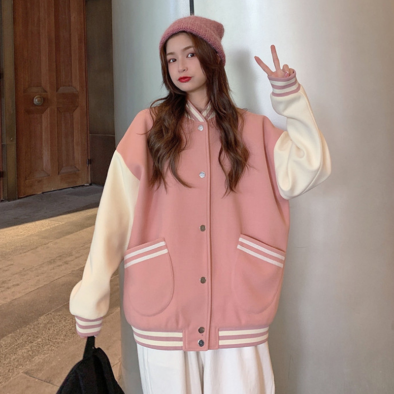Korean version of baseball uniform for women, spring and autumn versatile couple wear ins trendy new Harajuku style street jacket