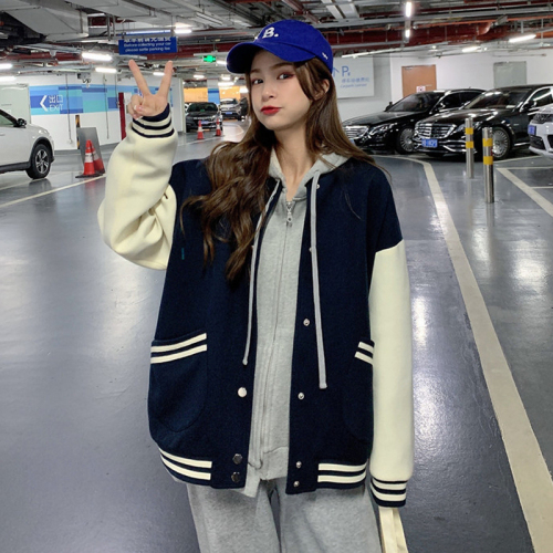 Korean version of baseball uniform for women, spring and autumn versatile couple wear ins trendy new Harajuku style street jacket