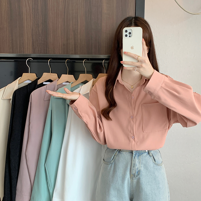 Autumn New Shirt Women's Design Niche Retro Stacking Shirt Jacket