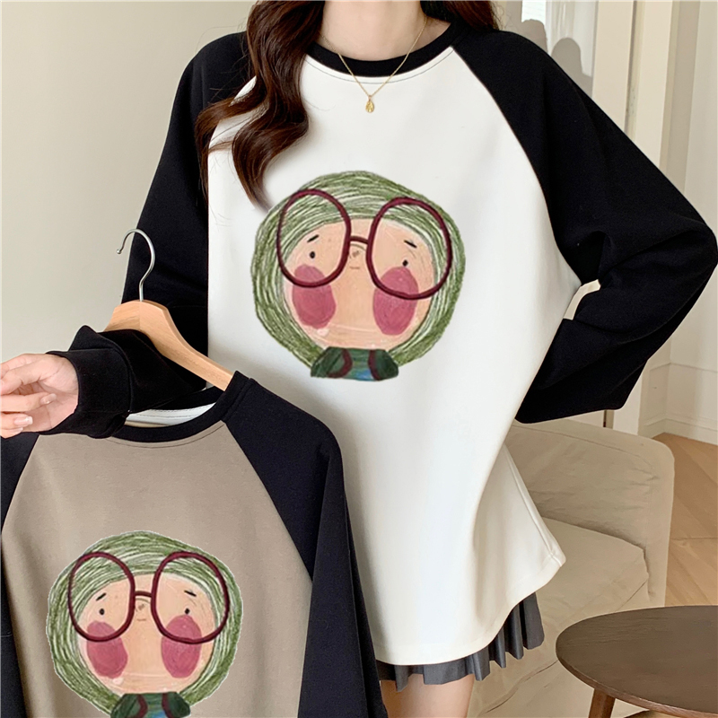 DeRong autumn and winter new T-shirt women's design slim and warm bottoming shirt color T-shirt women's trend