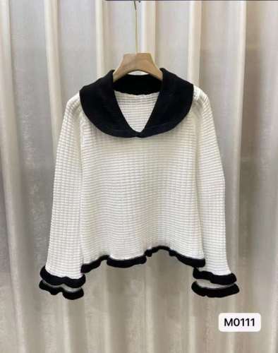 OKMA's same style Korean style gentle temperament sweater for women  autumn and winter top design sweater