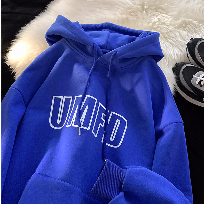 2023 new fashion loose women's clothing fleece 250g / sweatshirt hooded autumn and winter sweatshirt for women plus fleece