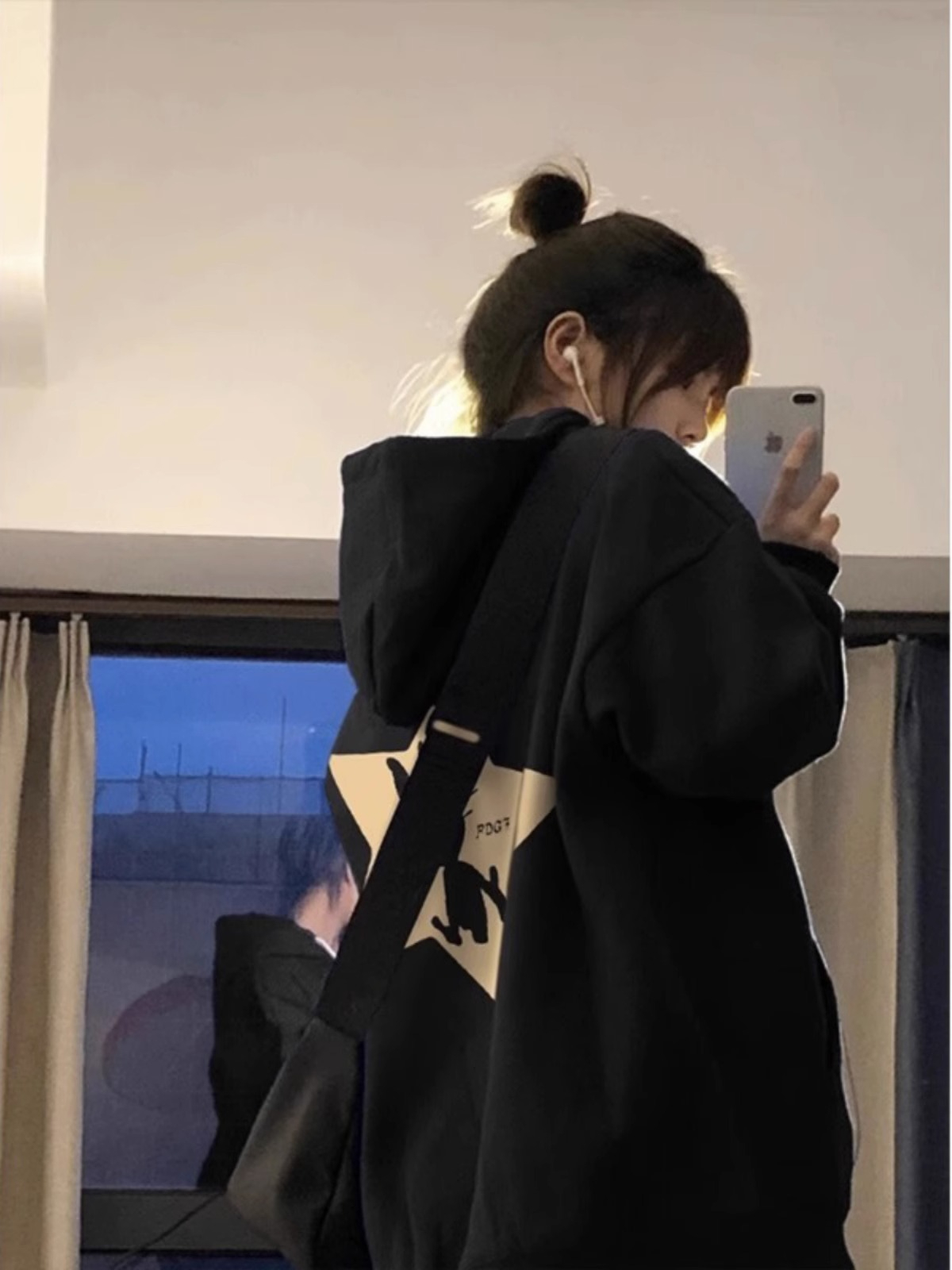 秋冬季仿棉華棉複合牛奶絲320克銀狐絨420克圓領連帽雙帽寬鬆衛衣
