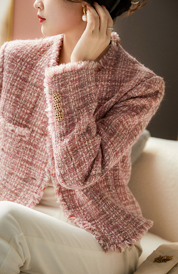 WTF563270AG Xiaohange high quality + good looks Xiaoxiang tweed short jacket
