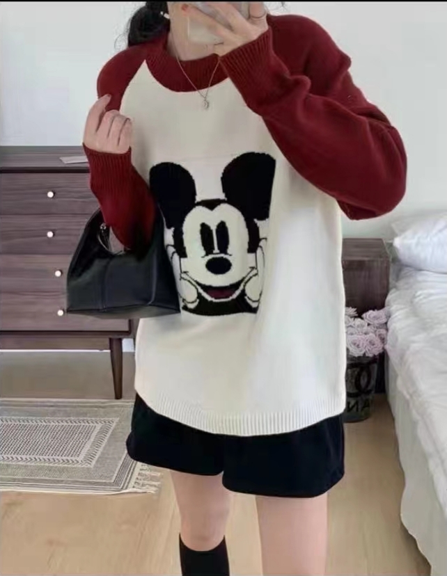 可愛長袖老鼠百搭時尚款