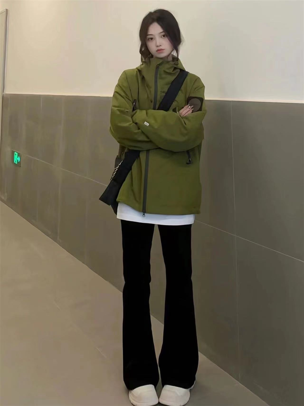 2023 new spring and autumn jackets for men and women, Japanese style outdoor camping sports couple jackets, oversize trendy