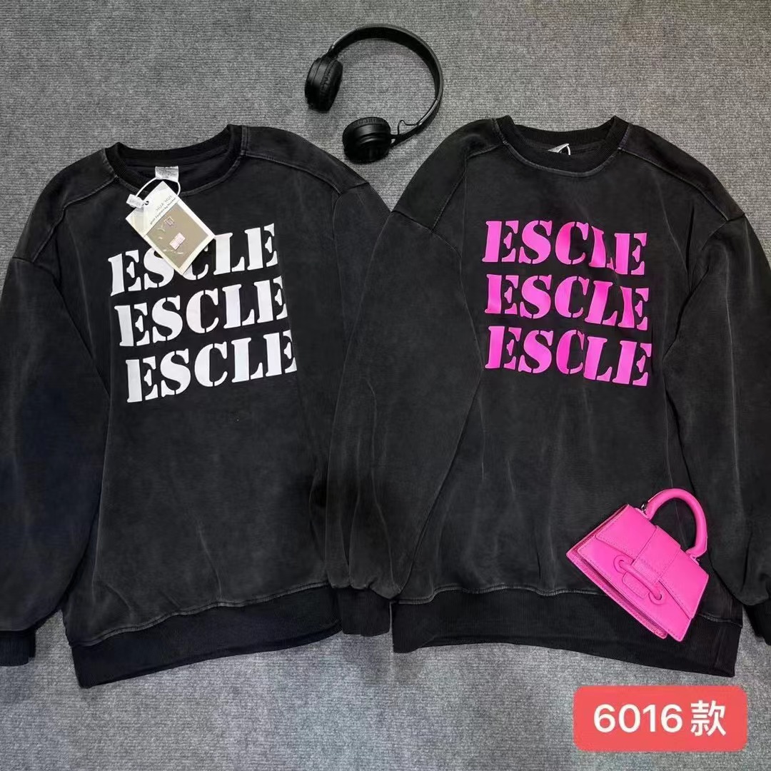 原版自創字母純棉韓日系歐美街頭風ins潮颯姐扎染洗水仿牛仔衛衣3