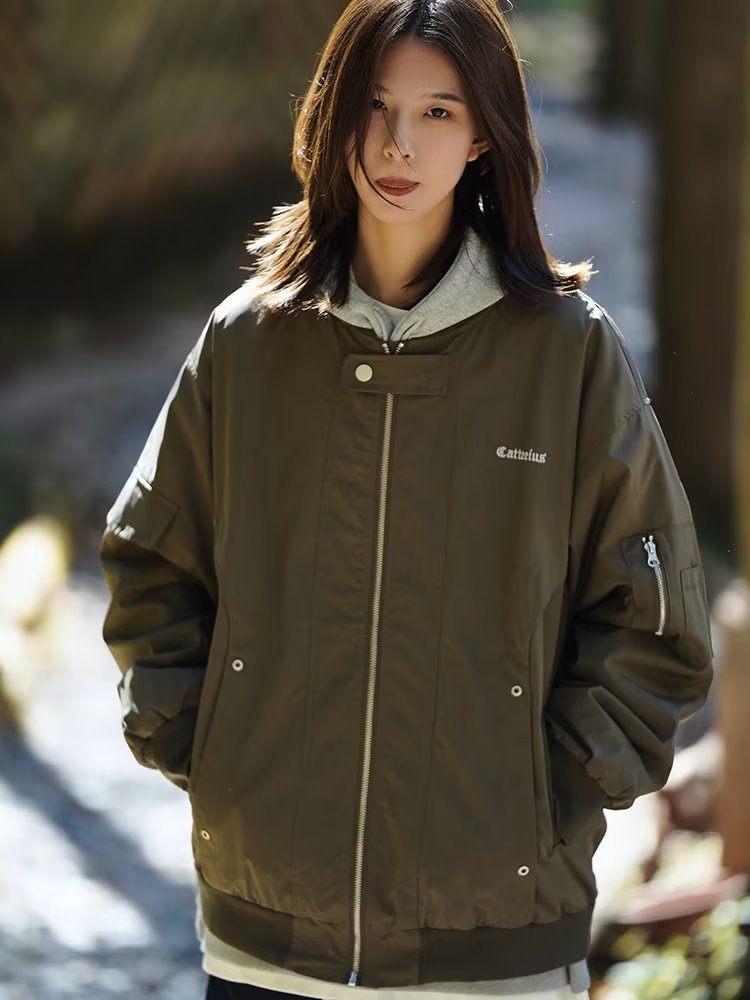 American street flight jacket ins functional jacket men's outdoor motorcycle baseball jacket women's trendy jacket