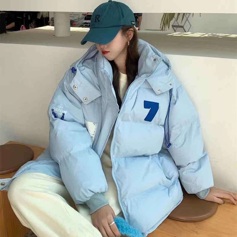 棉服女外套韓版短款麵包服小個子大碼港風寬鬆羽絨服學生胖MM