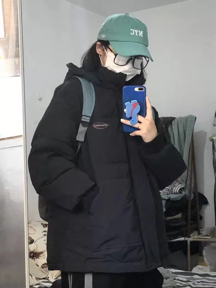 羽絨棉服女2023年冬季新款加厚麵包服韓系學生外套oversize潮棉衣
