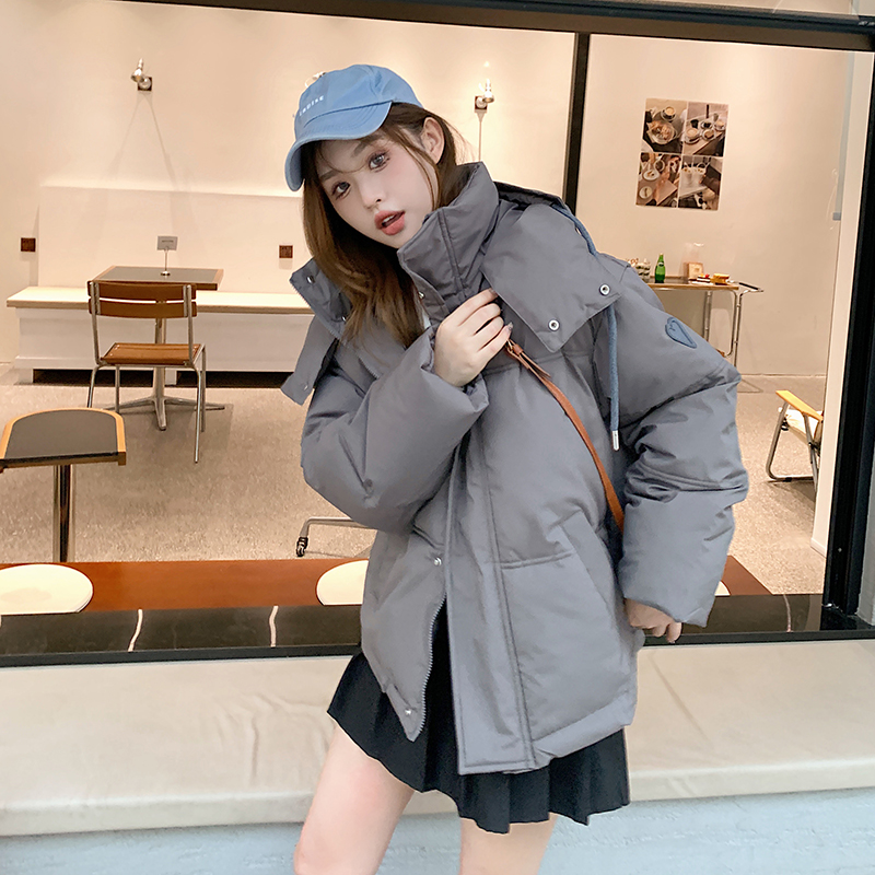 2023年新款冬季羽絨棉服女韓版加厚潮流棉衣情侶休閒棉襖寬鬆外套