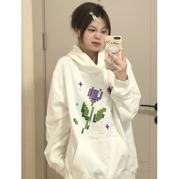 官圖  加絨250g / 大衛衣連帽秋冬款衛衣女加絨