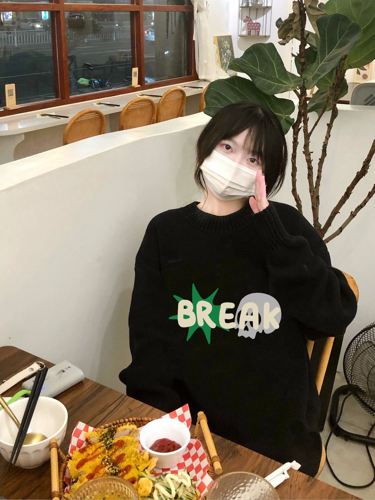 2023秋裝薄款衛衣女大碼 後包領 拉肩線 M-XXXL