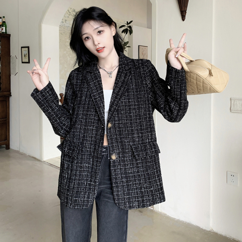 !  Xiaoxiangfeng blazer autumn new design niche ins loose and versatile suit top