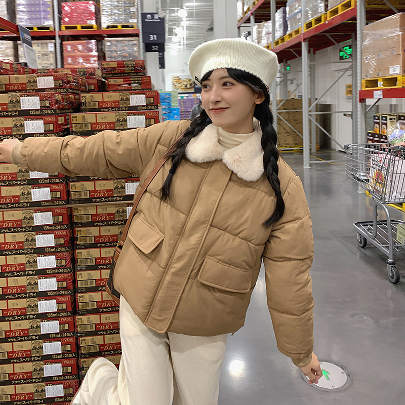 2023年新款冬季羽絨棉服女韓版加厚潮流棉衣情侶休閒棉襖寬鬆外套