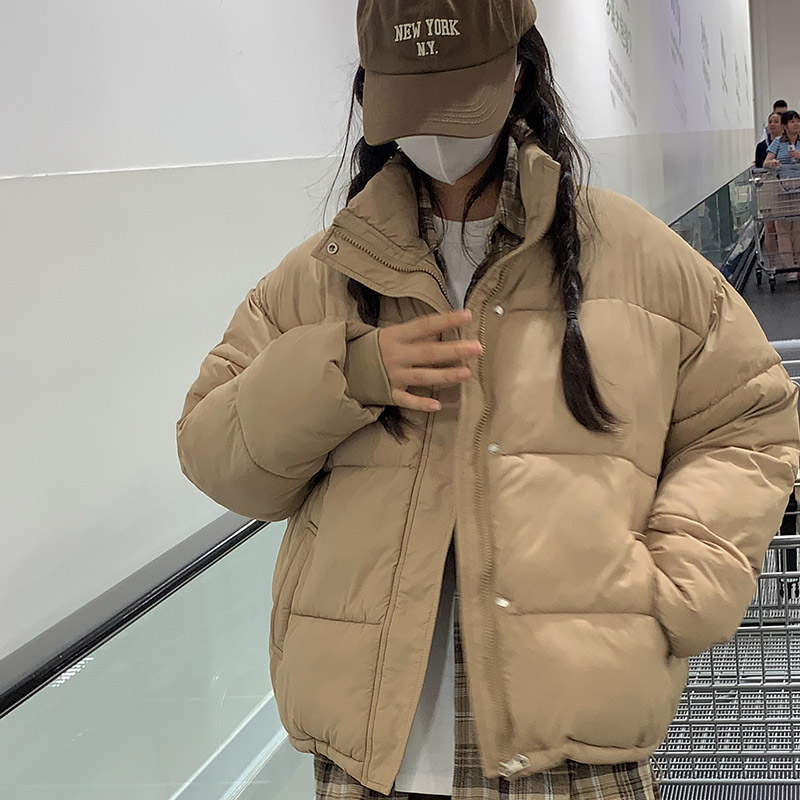 白靈兒羽絨服女款2023年新款短款小個子奶呼呼韓版輕便棉衣麵包服
