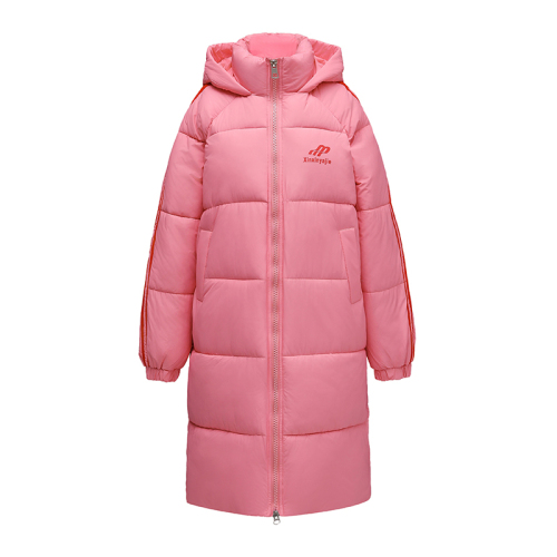 Real shot of down jacket women's mid-length  winter new Korean style bf loose thickened cotton coat ins coat cotton coat