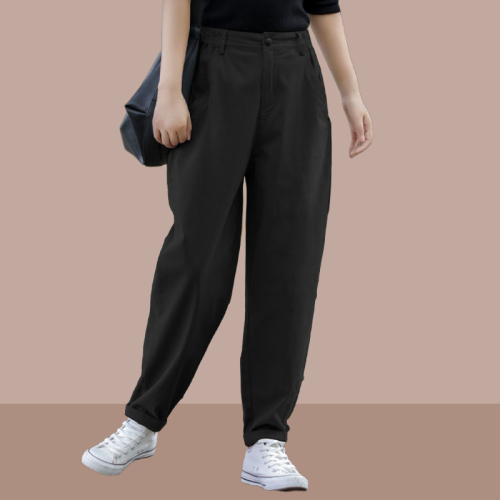  Spring and Autumn New Women's Small Foot Harem Pants Overalls Carrot Casual Pants Nine-Point Loose Straight Pants