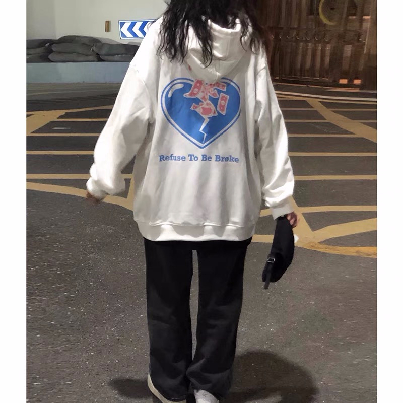 2023 new fashion student wear fleece 250g / sweatshirt hooded autumn and winter sweatshirt for women with fleece