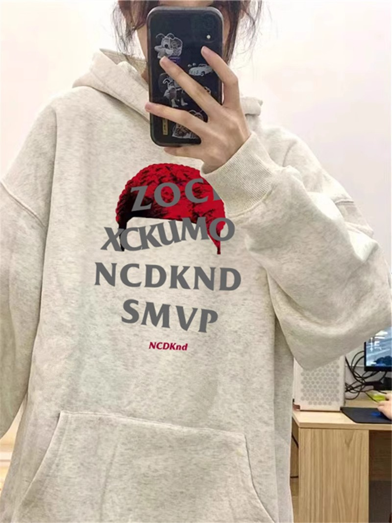 Anti-cotton Chinese cotton composite milk silk 300g/silver fox velvet 400g hooded sweatshirt for women