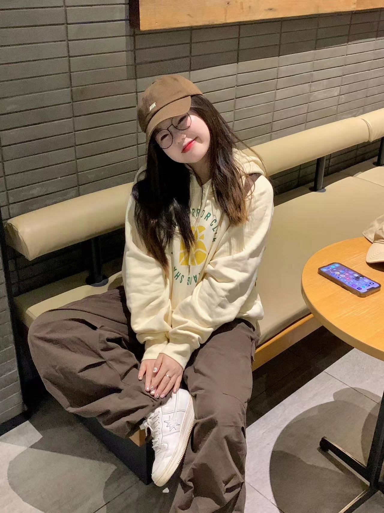 Anti-cotton Chinese cotton composite milk silk 300g/silver fox velvet 400g hooded sweatshirt for women
