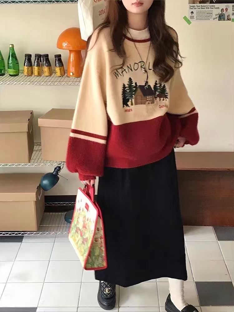 上衣長袖時尚款可愛百搭