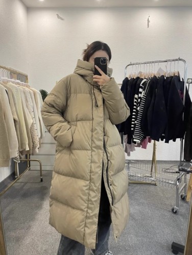 oversize bread coat, down cotton coat, women's winter coat, mid-length thick cotton coat,  new trend