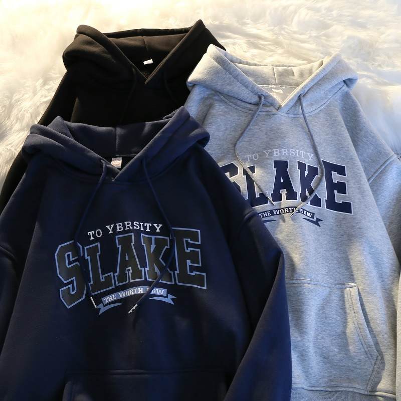 250g plus fleece / hooded sweatshirt for women autumn and winter sweatshirt with fleece