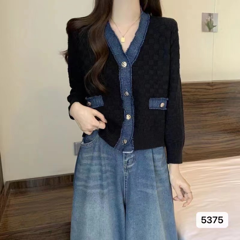 秋季新款針織衫流蘇長袖針織開衫女法式計感小香風長袖氣質毛衣