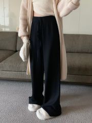 ~Photographed~ Thick Knit Tapered Leg Pants Autumn/Winter High-Waisted Pants