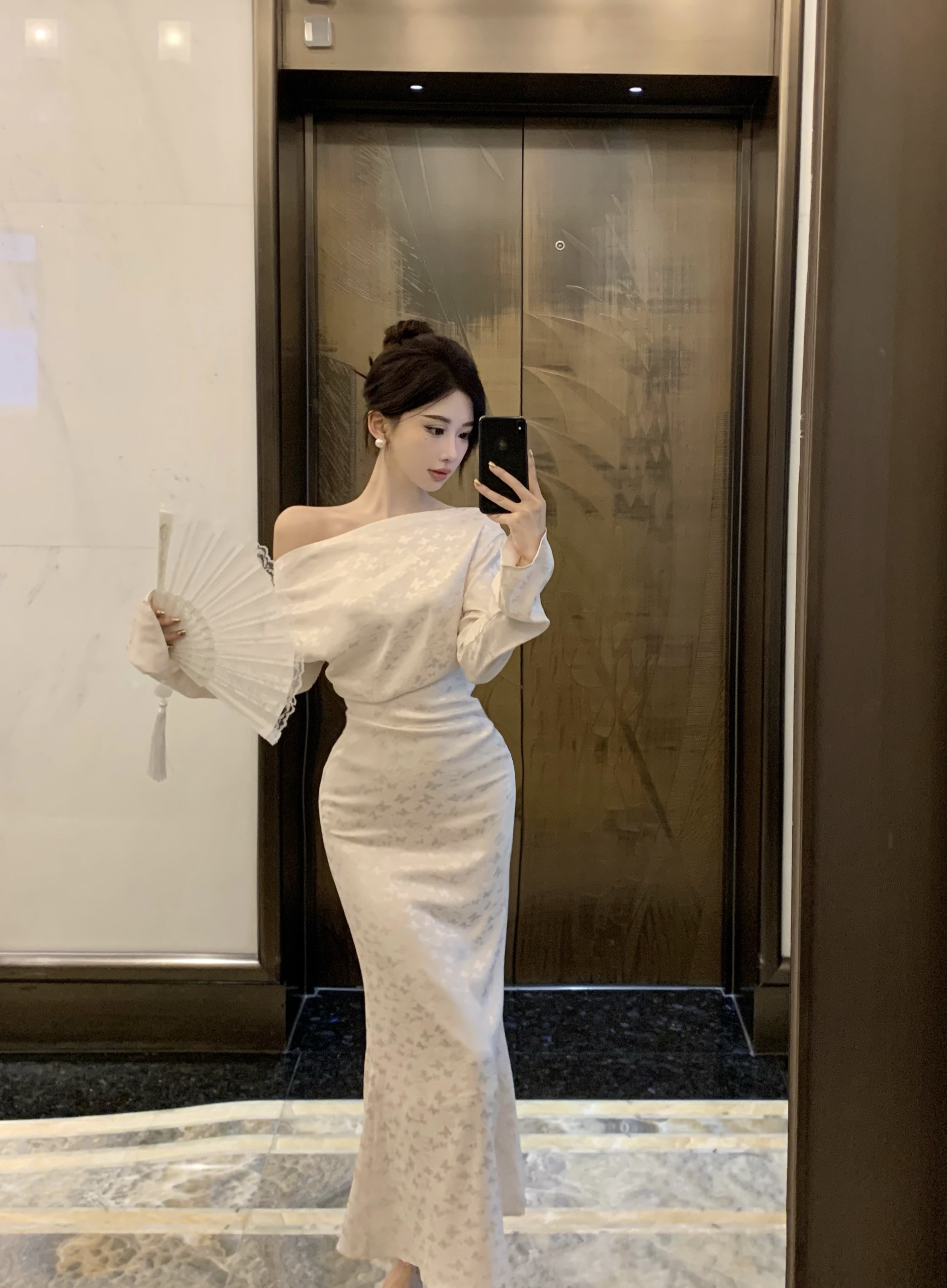 實拍新中式女裝國風高級內搭吊帶裙兩件套連衣裙垂墜感法式包臀裙