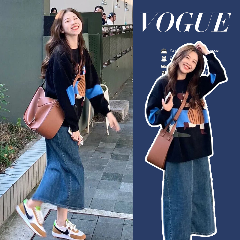上衣長袖可愛時尚款百搭