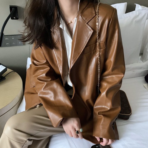 S～XL suit jacket new Korean style fashionable casual suit retro Hong Kong style motorcycle jacket trend