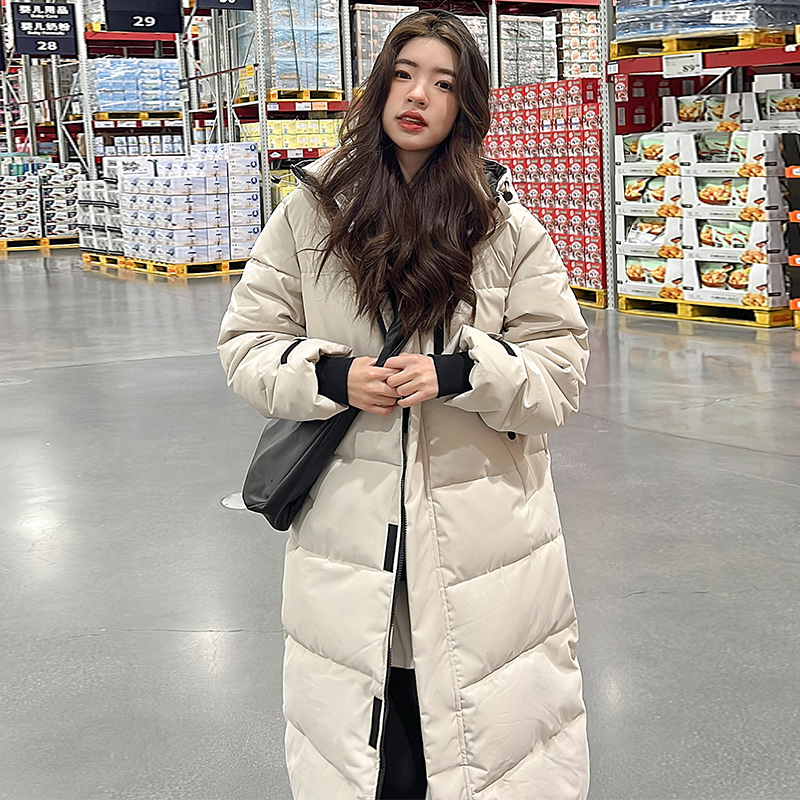 實拍輕薄羽絨棉服女2023秋冬季新款寬鬆小個子立領棉衣bf外套棉服