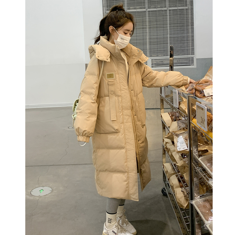 羽絨棉服女冬季2023年新款中長款設計感加厚韓系溫柔棉衣外套