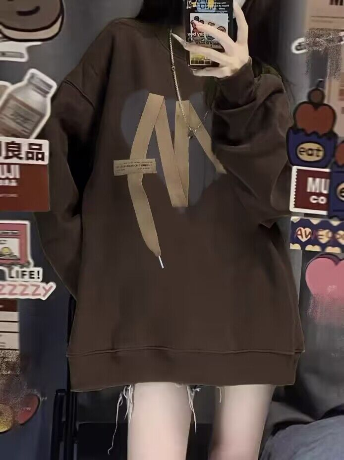 仿棉華棉複合牛奶絲320克銀狐絨420克圓領連帽雙帽寬鬆衛衣