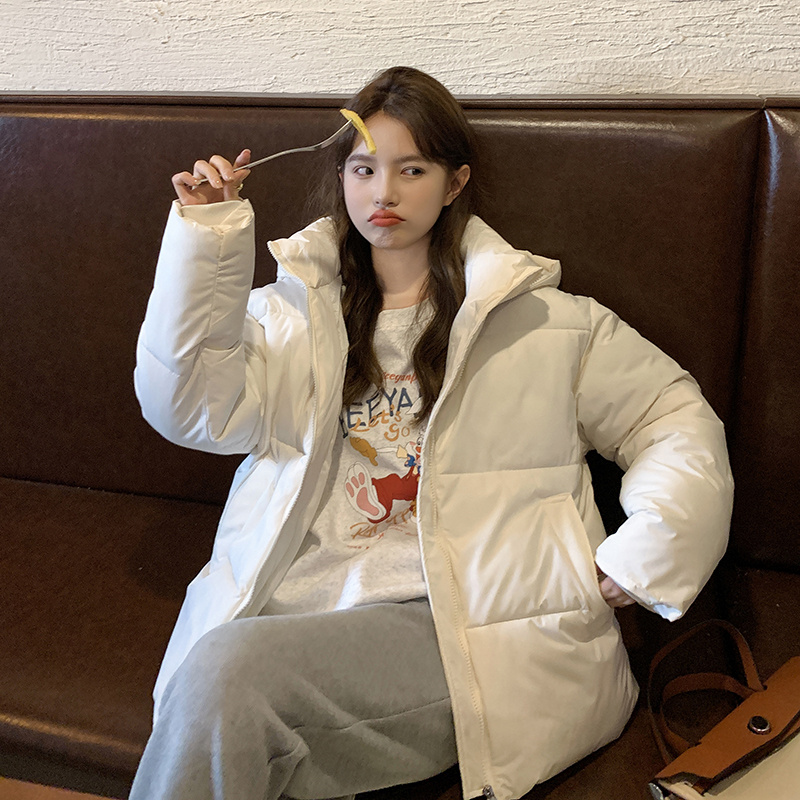 Real shot of detachable hood Korean style short women's down jacket 2023 small winter coat ins trend