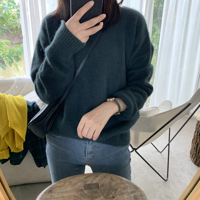 浣熊絨冬季毛衣女秋冬小個子酷女孩穿搭秋季炸街時尚洋氣