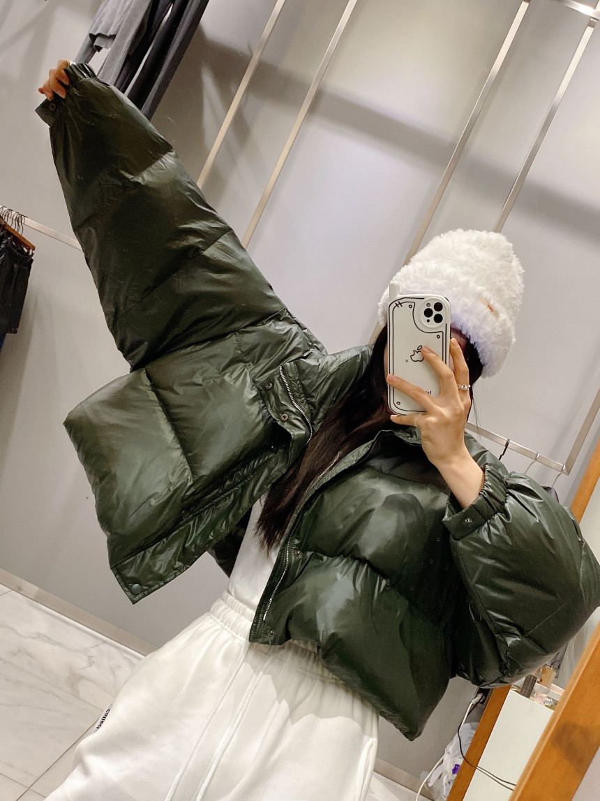 韓國chic冬季新款學生加厚短款棉衣外套女寬鬆保暖棉服
