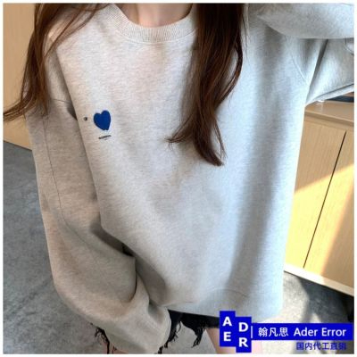 Harajuku BF thickened velvet pullover round neck sweatshirt for female students salt loose top autumn and winter coat lazy style