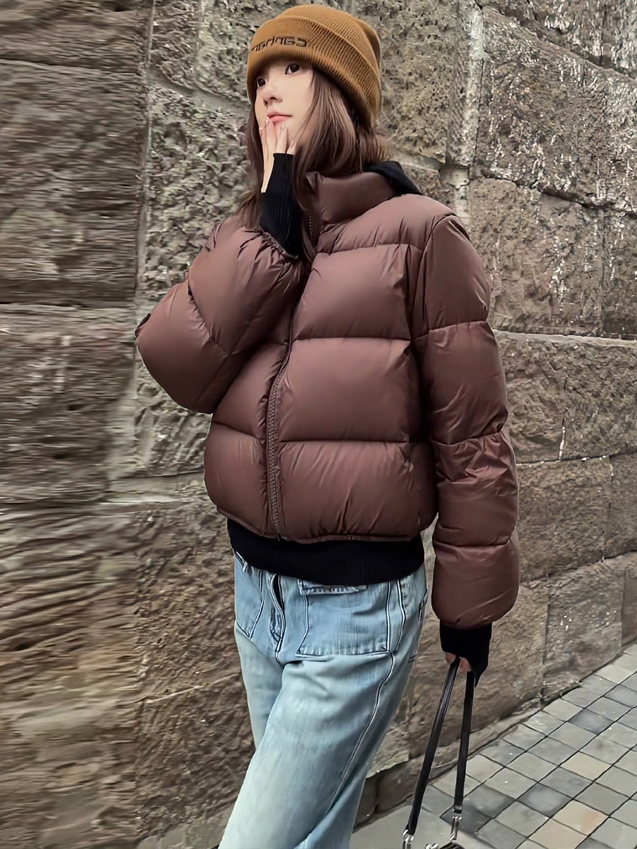 羽絨棉服女冬短款韓版加厚棉衣寬鬆小個子棉襖洋氣潮流高腰麵包服