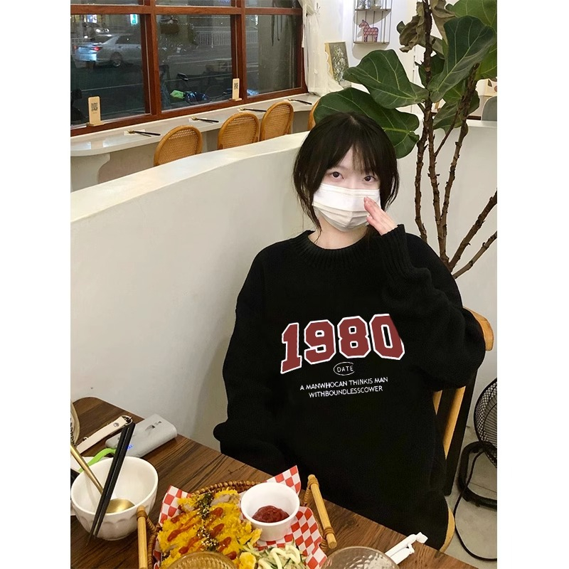防棉華棉複合牛奶絲300克/銀狐絨400克圓領衛衣女